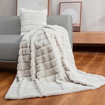 Cozy Bliss Faux Fur Throw Blanket for All Ages