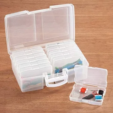 Plastic Photo Storage Set of 17 for Safe Organization