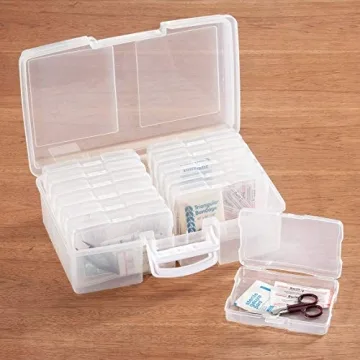 Plastic Photo Storage Set of 17 for Safe Organization