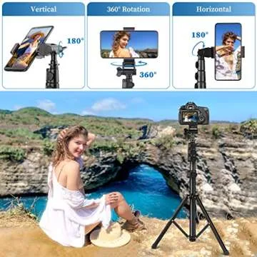 Nineigh 70" Tripod with Remote for Smartphones