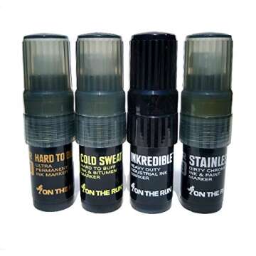 On The Run OTR Hard to Buff Pocket Sized Marker Set of 4