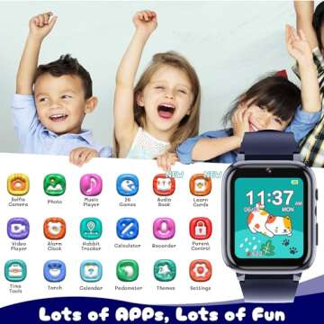 Spodus Kids Smart Watch Boys Smart Watch for Kids with 26 Games Calculator Watch for Boys Ages 3-12 ...