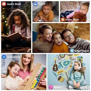 Spodus Kids Smart Watch Boys Smart Watch for Kids with 26 Games Calculator Watch for Boys Ages 3-12 Learning Card Audio Book Music Player Video Camera Watch Birthday Gift Toys for Boys