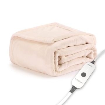 Sunbeam Royal Posh Heated Throw Adjustable Warmth
