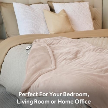 Sunbeam Royal Posh Heated Throw Adjustable Warmth