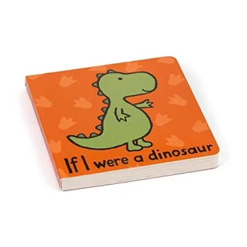 Jellycat If I Were a Dinosaur Touch and Feel Board Book