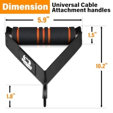 Heavy Duty Exercise Handles for Cable Machines & Gyms