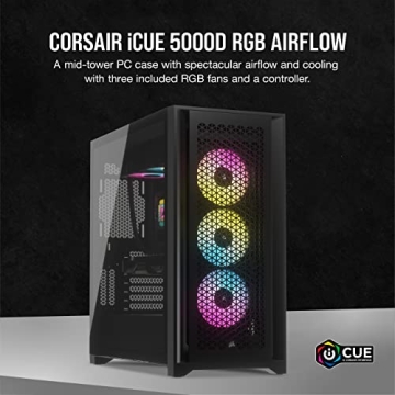 Corsair 5000D RGB AIRFLOW Case for Optimal Cooling and Style