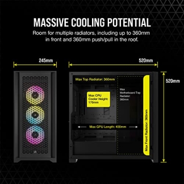 Corsair 5000D RGB AIRFLOW Case for Optimal Cooling and Style