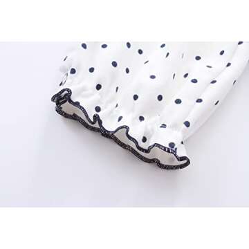 Hikido Newborn Baby Girl Button Romper Outfits Clothes with Adorable Cartoon Print Bodysuit for 0-3m...