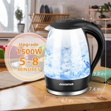 Stylish Aigostar Electric Kettle - Fast Boiling Convenience