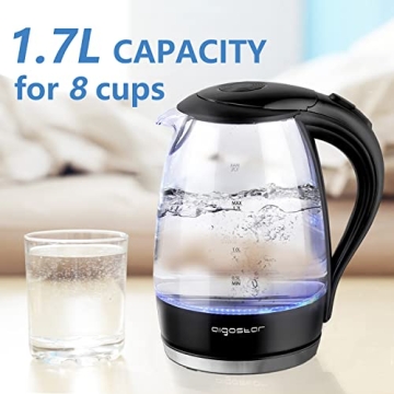 Stylish Aigostar Electric Kettle - Fast Boiling Convenience