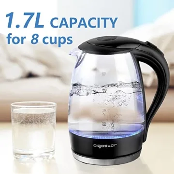 Stylish Aigostar Electric Kettle - Fast Boiling Convenience