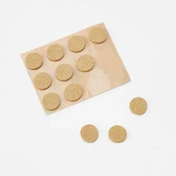 Colonial Needle Co Leather Thimble Pad 1 Sheet of 12 Pads