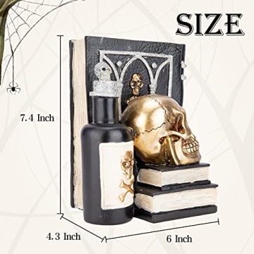 WONDER GARDEN Halloween Skulls Heads - Unique Skull Decor