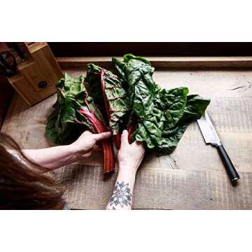 Ginsu Chikara Series Forged 19-Piece Japanese Knife Set, Black - Premium Cutlery Set with 420J Stainless Steel Kitchen Knives and Bamboo Block