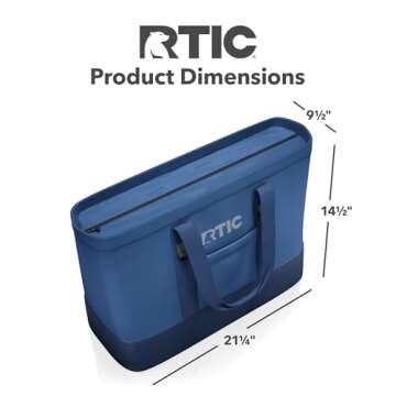 RTIC Everyday Insulated Tote for Beach, Camping & Travel