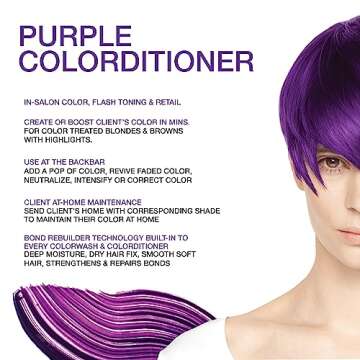 Celeb Luxury Intense Color Depositing Colorconditioner Conditioner + BondFix Bond Rebuilder, Vegan, ...