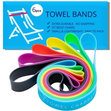 Extra Durable Silicone Towel Bands - Secure Your Beach & Pool Towels Effortlessly