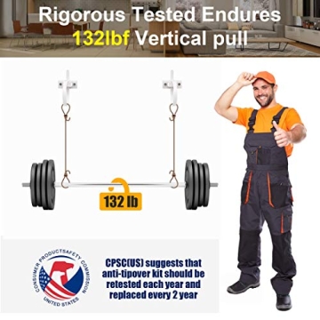 4our Kiddies Anti-Tip Furniture Straps for Child Safety