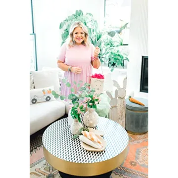 Mud Pie Paulownia Bunny Trays, small 16 1/4" x 10" | large 23" x 14", Tan