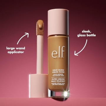 e.l.f. Halo Glow Liquid Filter, Complexion Booster for Radiance