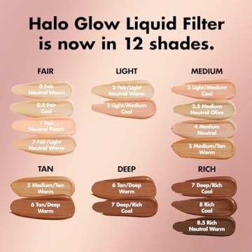 e.l.f. Halo Glow Liquid Filter, Complexion Booster for Radiance