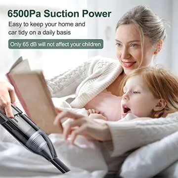 UPFOX Cordless Handheld Vacuum Cleaner for Home and Car