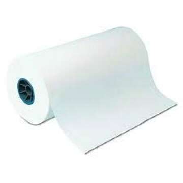NL18 Nova 18" Freezer Paper - Heavy Duty White 1100' Roll for Professional Use