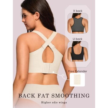 OEAK Wireless Jelly Bra - Comfortable No Underwire Support