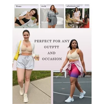 OEAK Wireless Jelly Bra - Comfortable No Underwire Support