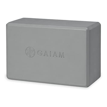 Gaiam Yoga Block - Supportive Latex-Free Eva Foam - Soft Non-Slip Surface with Beveled Edges for Yog...