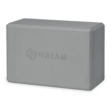 Gaiam Yoga Block - Supportive Latex-Free Eva Foam - Soft Non-Slip Surface with Beveled Edges for Yog...