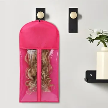 2PCS Waterproof Wig Storage Bags for Easy Traveling