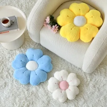 Buy Flower Shaped Pillow Soft Decorative Cushion for Home