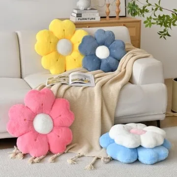 Buy Flower Shaped Pillow Soft Decorative Cushion for Home