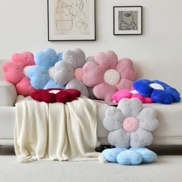 Buy Flower Shaped Pillow Soft Decorative Cushion for Home