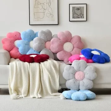Buy Flower Shaped Pillow Soft Decorative Cushion for Home