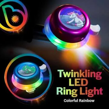 Brightz LED Light Up Bike Bell for Kids & Adults