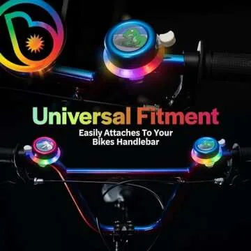 Brightz LED Light Up Bike Bell for Kids & Adults