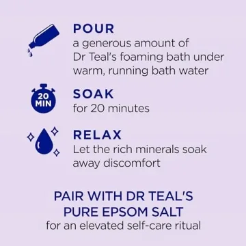 Dr Teal's Lavender Bubble Bath with Epsom Salt