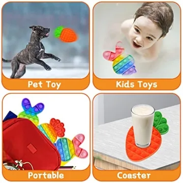 Easter Rabbit Pop Fidget Toys for Kids & Adults