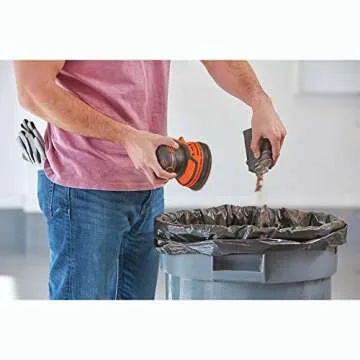 BLACK+DECKER 20V MAX Orbital Sander, Cordless, 12,000 OPM, 2 Sandpaper Sheets, Battery and Charger Included (BDCRO20C)