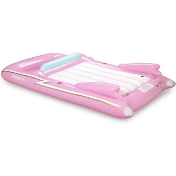 FUNBOY Retro Convertible Pink Pool Float for Summer Fun