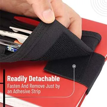 Mr. Pen Adjustable Elastic Band Pen Holder for Notebooks