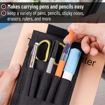 Mr. Pen Adjustable Elastic Band Pen Holder for Notebooks