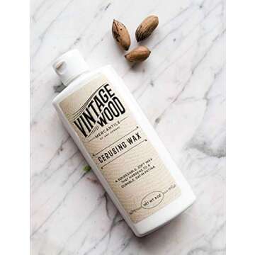 Cerusing Wax for Vintage Furniture Restoration | Quick Dry