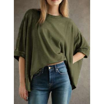 Dokotoo Summer Shirts for Women Plus Size Crop Womens Tops Trendy Cute Ladies Fashion 2025 Spring Wo...