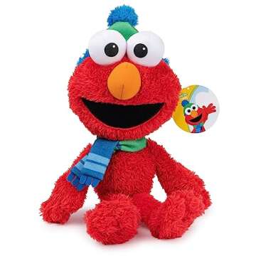 GUND Sesame Street Official Elmo Nutcracker Muppet Plush, Premium Plush Toy for Ages 1 & Up, Red, 13...