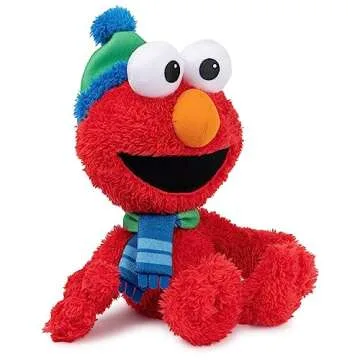 GUND Sesame Street Official Elmo Nutcracker Muppet Plush, Premium Plush Toy for Ages 1 & Up, Red, 13”
